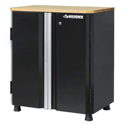 husky ready-to-assemble steel 2-door garage base cabinet|husky free standing garage cabinets.